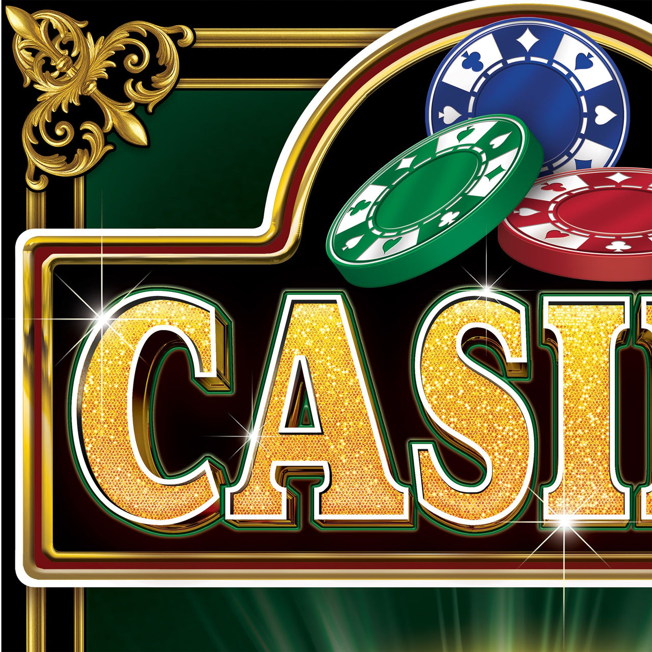 Casino High Roller All-Weather Door Cover - 6ft x 30in