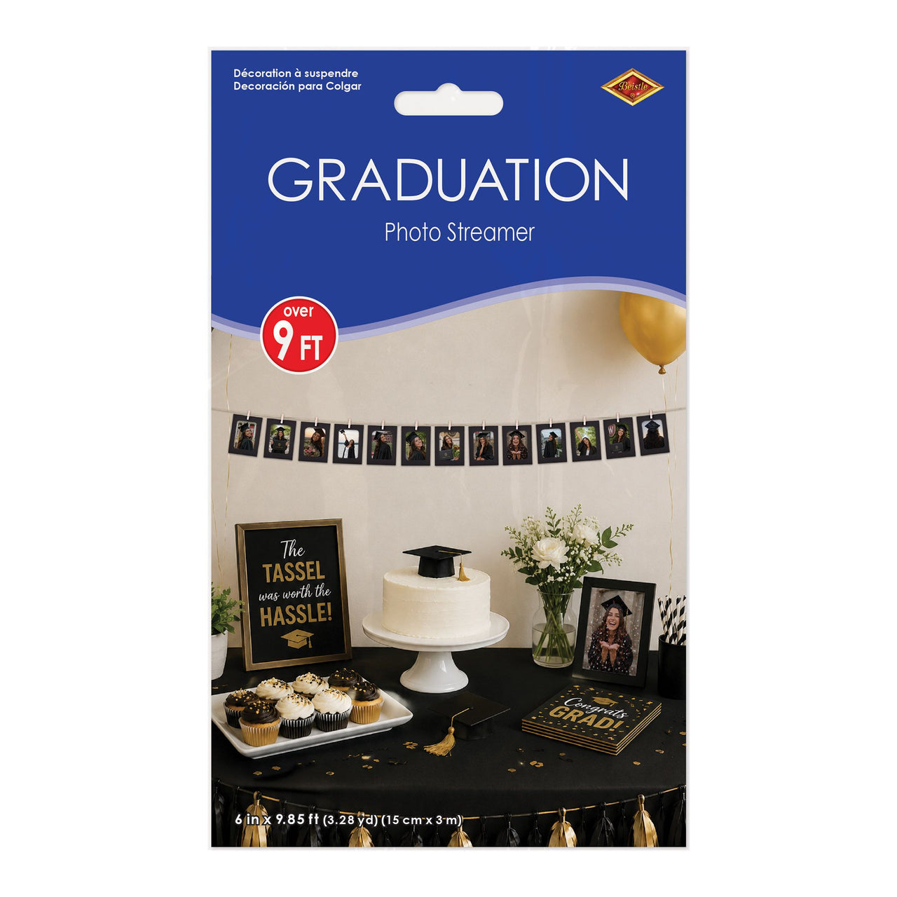 Graduation Photo Streamer - Holds 4x6 or 5x7 Photos - view 3