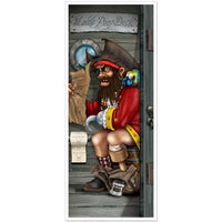 Pirate Captain Restroom Door Cover - All-Weather Decor
