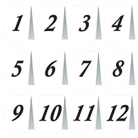 Numbered Table Cards