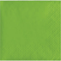 Bulk 240 pc Fresh Lime Green Value Friendly Beverage Napkins  - Solid Color Party Tableware by Creative Converting