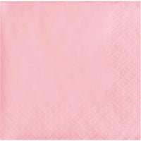 Bulk 500 pc Classic Pink Luncheon Napkins 3 ply  - Solid Color Party Tableware by Creative Converting