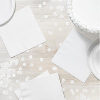 Bulk White Luncheon Napkins 3 ply (500 per Case)