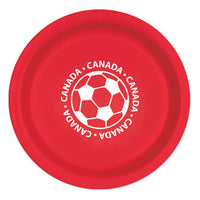 Soccer Canada Dinner Plates - 9 Inch (8-Pack)