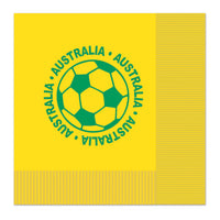 Soccer Luncheon Napkins - 2-Ply Sports Party Napkins