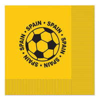 Spain Soccer Luncheon Napkins (16-Count, 2-Ply)