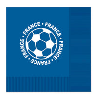 France Soccer Luncheon Napkins - 16 Count, 2-Ply