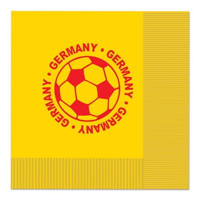 Germany Soccer Luncheon Napkins - 2-Ply (16 Count)