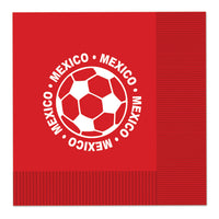 Mexico Soccer Luncheon Napkins - 16 Count 2-Ply Napkins