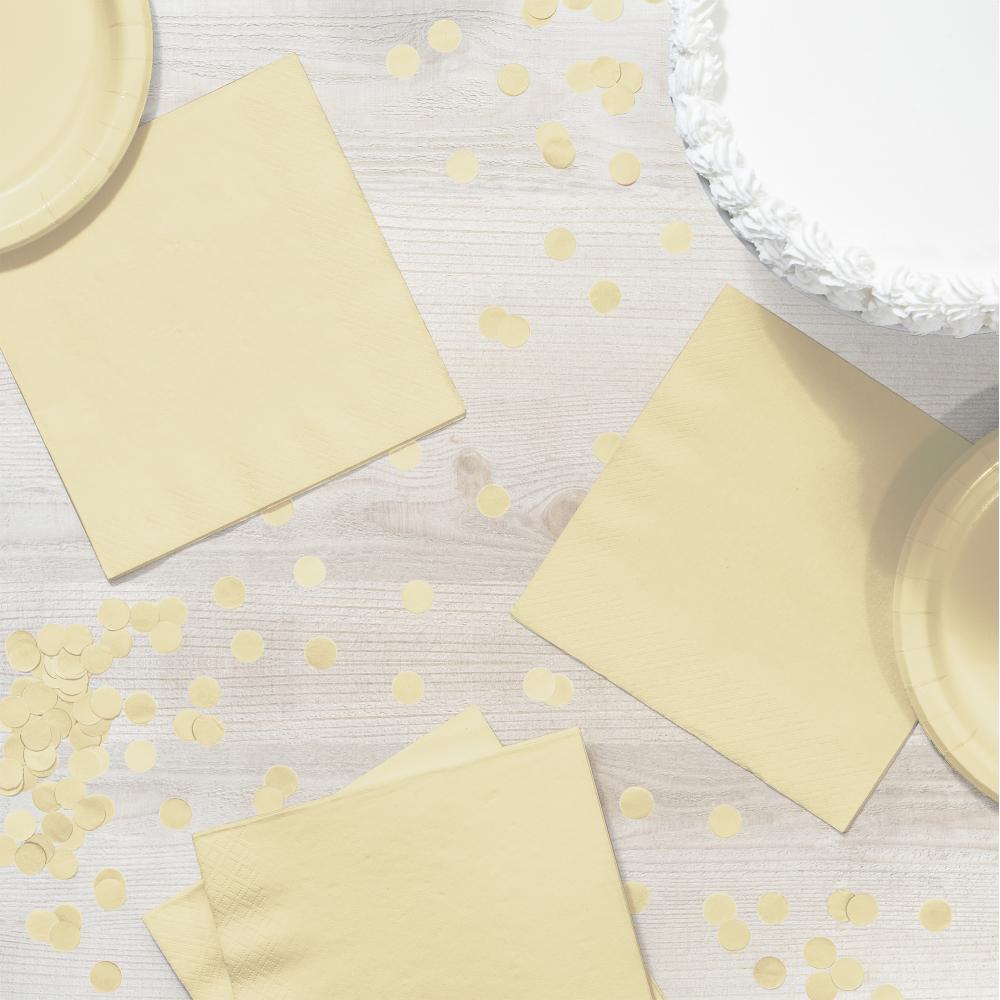 Bulk Ivory Luncheon Napkins 3 ply (500 per Case)