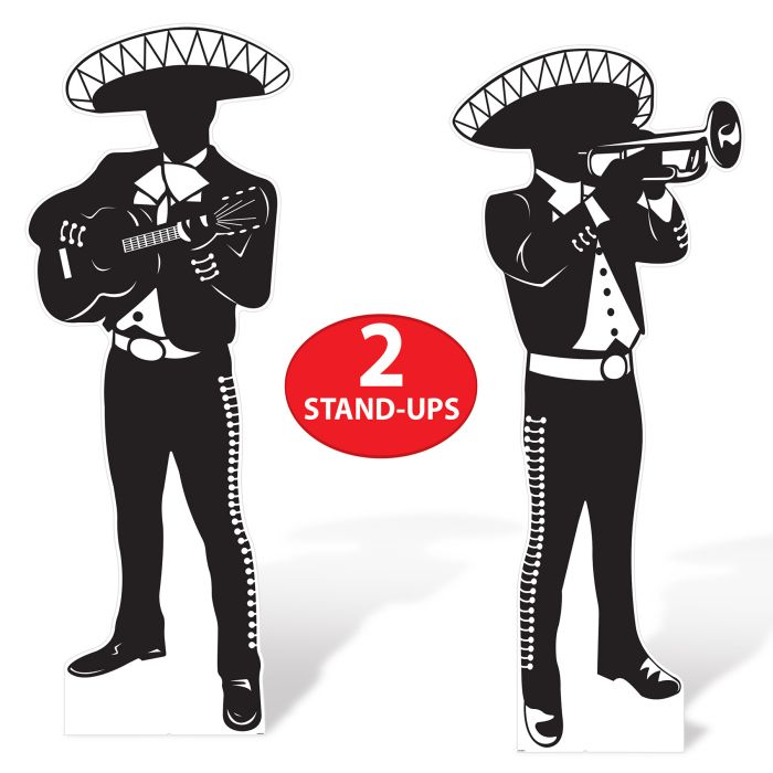 Mariachi Silhouette Stand-Ups