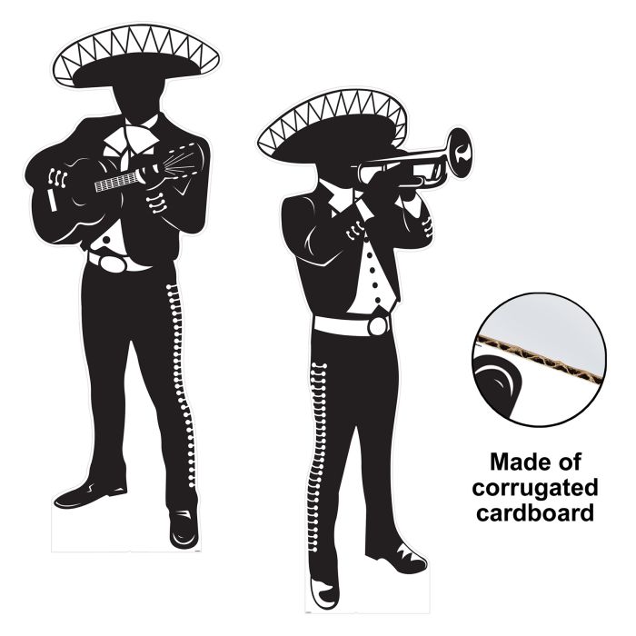 Mariachi Silhouette Stand-Ups