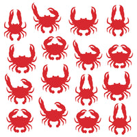Crab Cutout Decorations (16 per package)