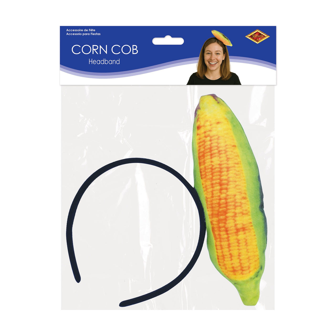 Fun Corn Cob Headband - Farm & Fall Costume Accessory