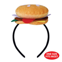 Fun Hamburger Headband - Perfect for Parties!
