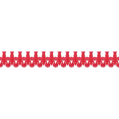 Festive Lobster Garland - 9" x 14' Luau & Nautical Decor