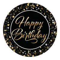 Happy Birthday Plates - 9-inch Dinner Plates (8-count)