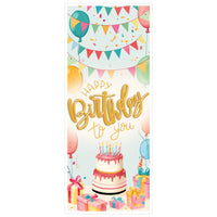 Happy Birthday To You Door Cover, 6' x 30