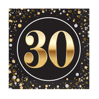 30th Birthday Luncheon Napkins - 2-Ply (16 Pack)