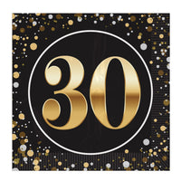30th Birthday Luncheon Napkins - 2-Ply (16 Pack)