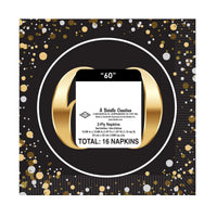 60th Birthday Luncheon Napkins - 16 Ct, 2-Ply Party Napkins