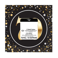 70th Birthday Luncheon Napkins - 2-Ply Party Supplies