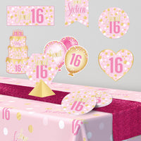 Sweet 16 Birthday Dinner Plates - 9 Inch (8 Count)