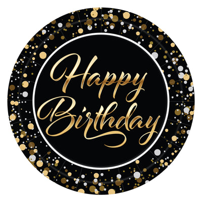 Happy Birthday Dessert Plates - 7 inch (8 Count)