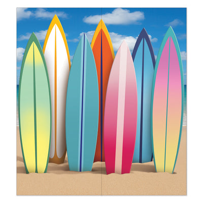 Giant Surfboard Photo Prop - Luau Party Decor (7ft x 6ft)