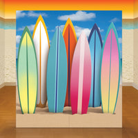 Giant Surfboard Photo Prop - Luau Party Decor (7ft x 6ft)