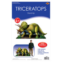 Triceratops Stand-Up Prop - Life-Size Dinosaur Decoration