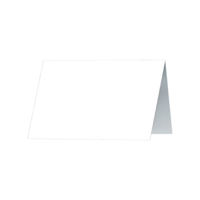 Elegant White Place Cards - 50 Pcs for Weddings & Events