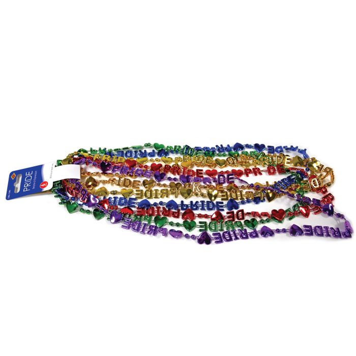 Pride Beads-of-Expression (6 Pcs) - Rainbow Novelty Beads