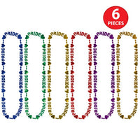 Pride Beads-of-Expression (6 Pcs) - Rainbow Novelty Beads