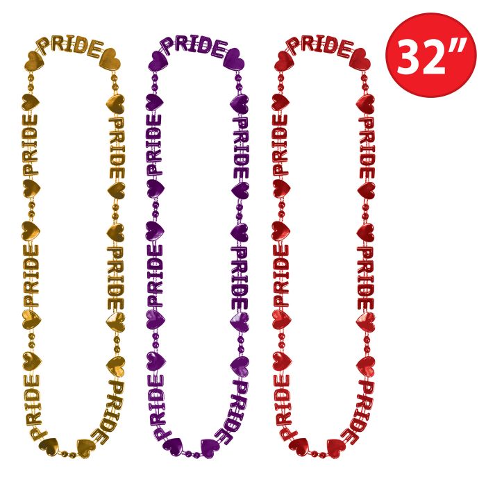 Pride Beads-of-Expression (6 Pcs) - Rainbow Novelty Beads