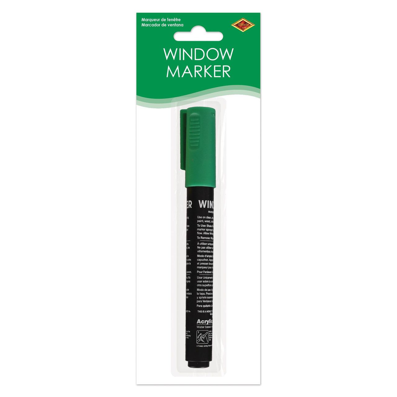 Green Washable Window Marker - Indoor & Outdoor Fun