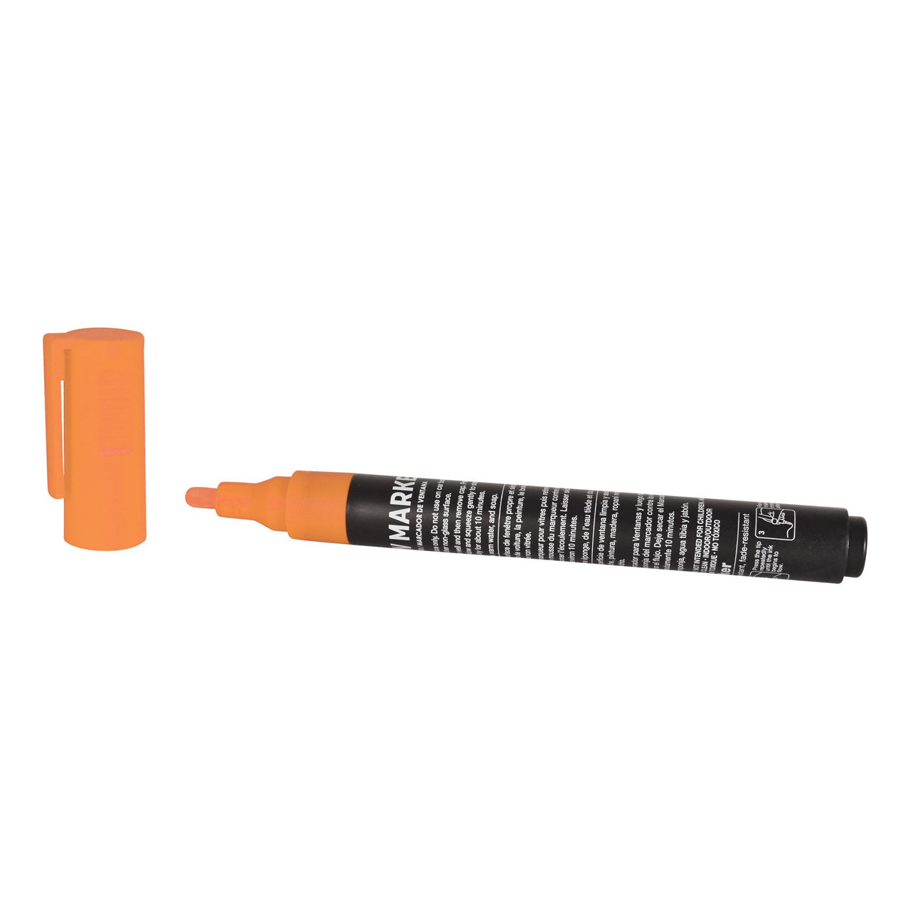 Orange Window Marker - Washable & Non-Toxic for Spirit & School