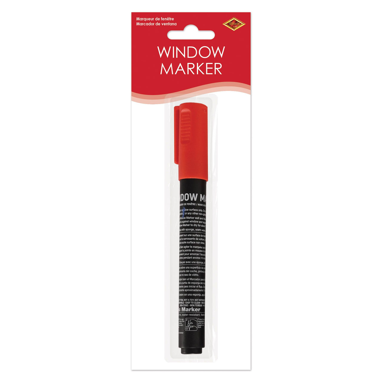 Red Washable Window Marker - Indoor & Outdoor Use