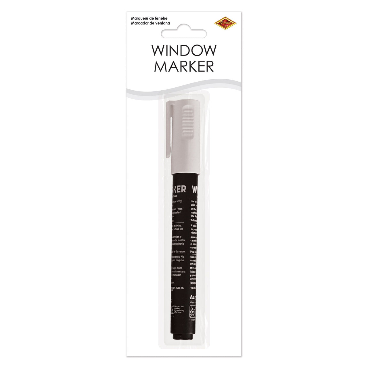 Washable White Window Marker - Indoor & Outdoor Use