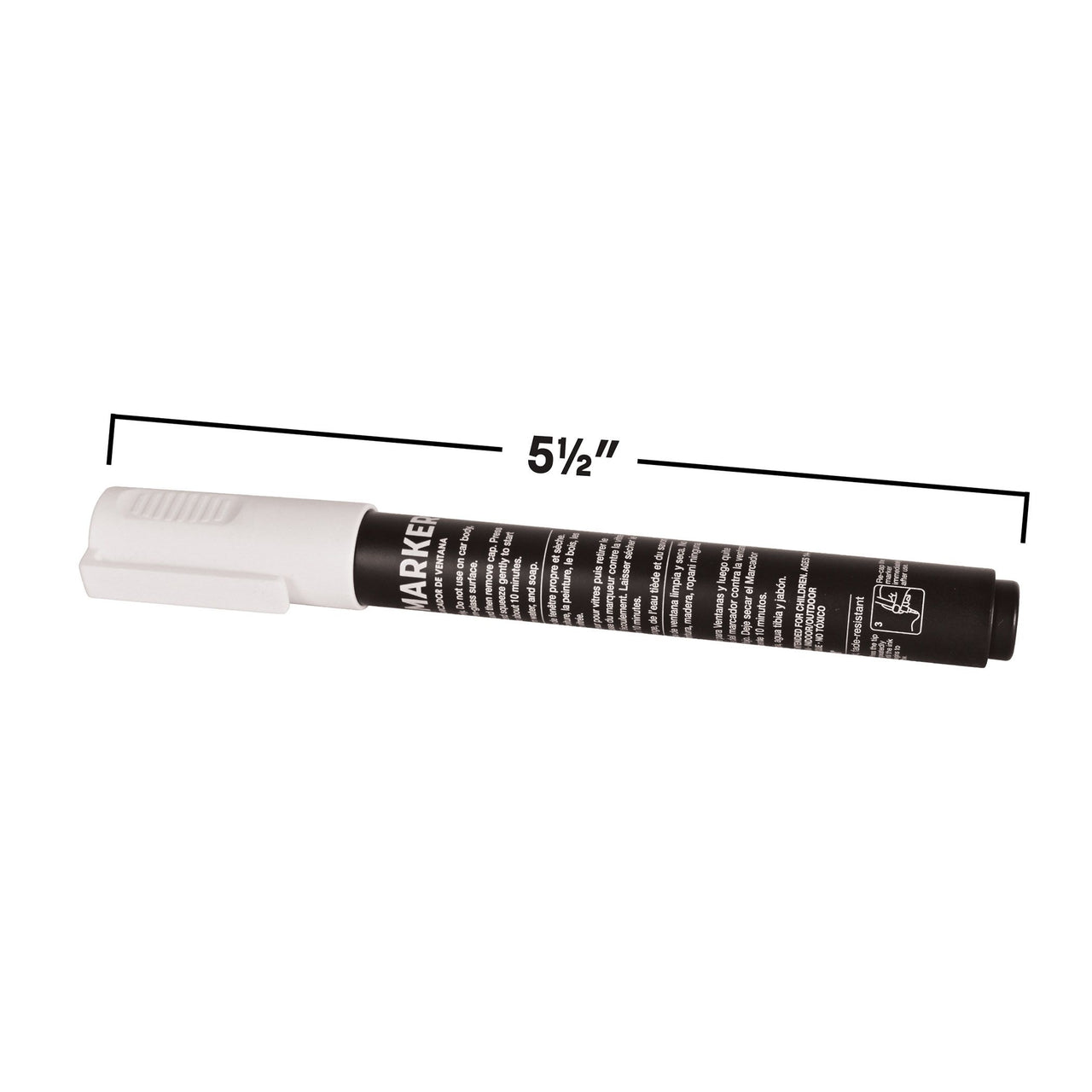 Washable White Window Marker - Indoor & Outdoor Use