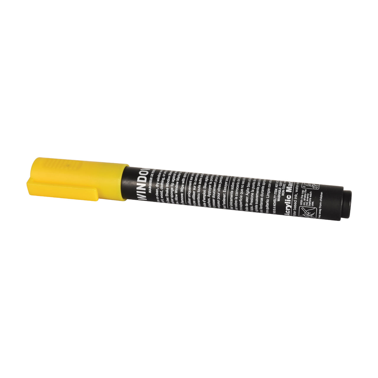 Yellow Window Marker - Washable, Non-Toxic & Easy Clean