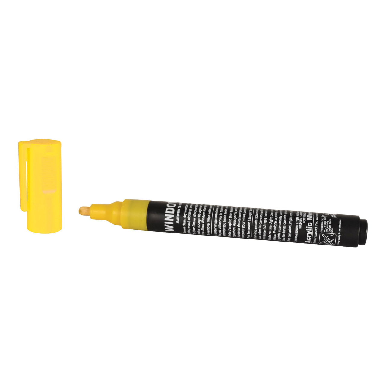 Yellow Window Marker - Washable, Non-Toxic & Easy Clean