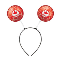 Soccer Ball Boppers Headband - Sports Fan Costume Accessory