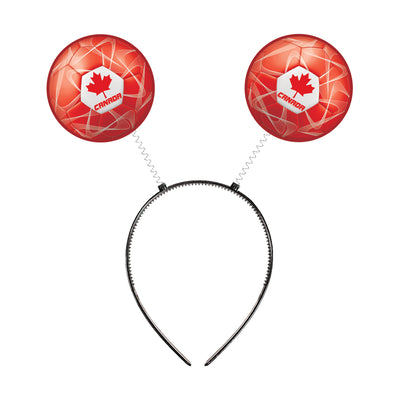 Soccer Ball Boppers Headband - Sports Fan Costume Accessory