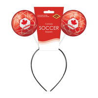 Soccer Ball Boppers Headband - Sports Fan Costume Accessory