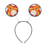 Spain Flag Boppers Headband - Soccer & Sports Fan Accessory