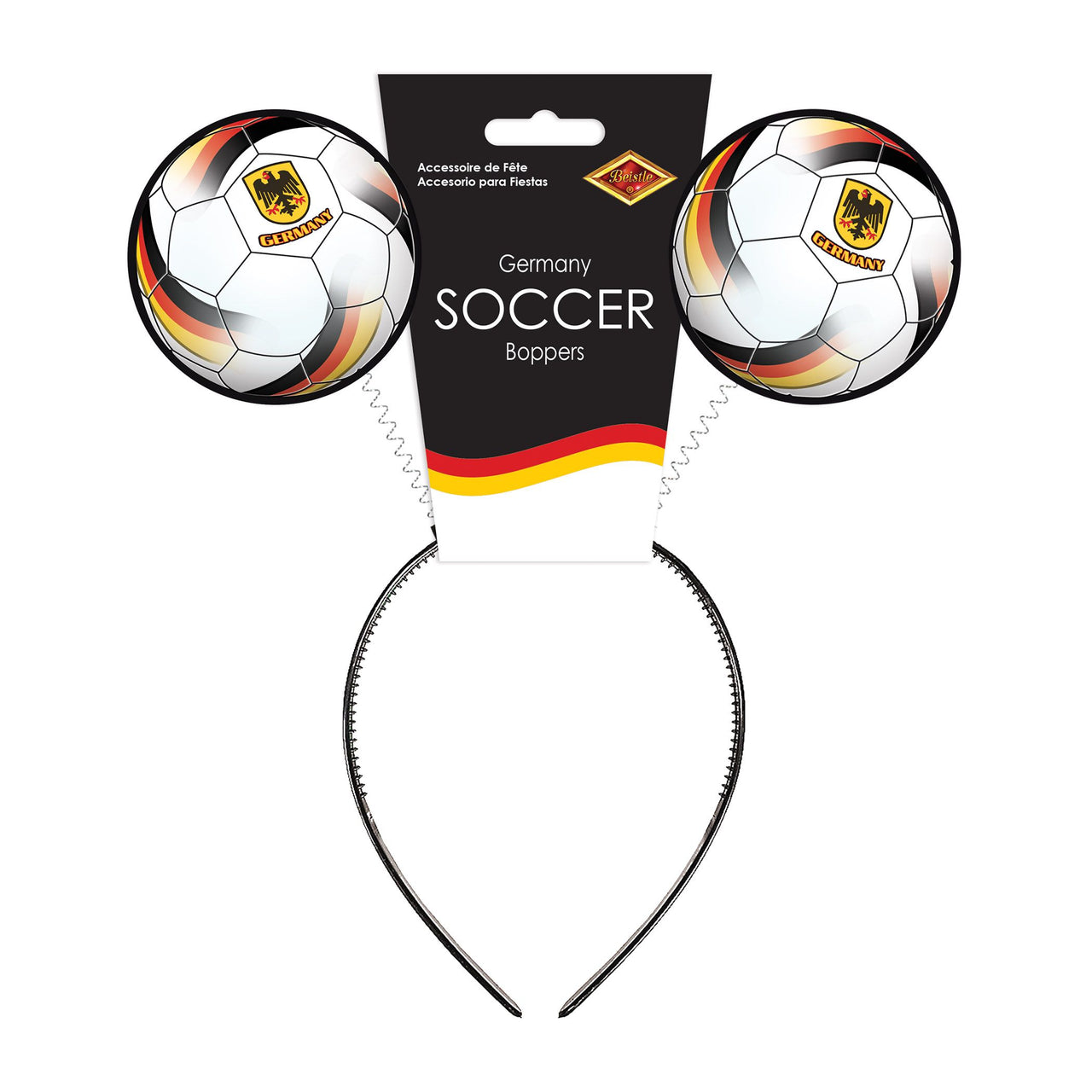 Germany Soccer Boppers Headband - Sports Fan Accessory