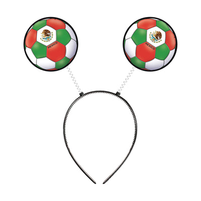 Mexico Boppers Headband - Soccer Fan Accessory