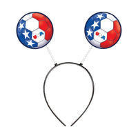 Soccer Ball Boppers Headband - USA Sports Fan Accessory