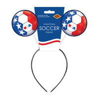 Soccer Ball Boppers Headband - USA Sports Fan Accessory